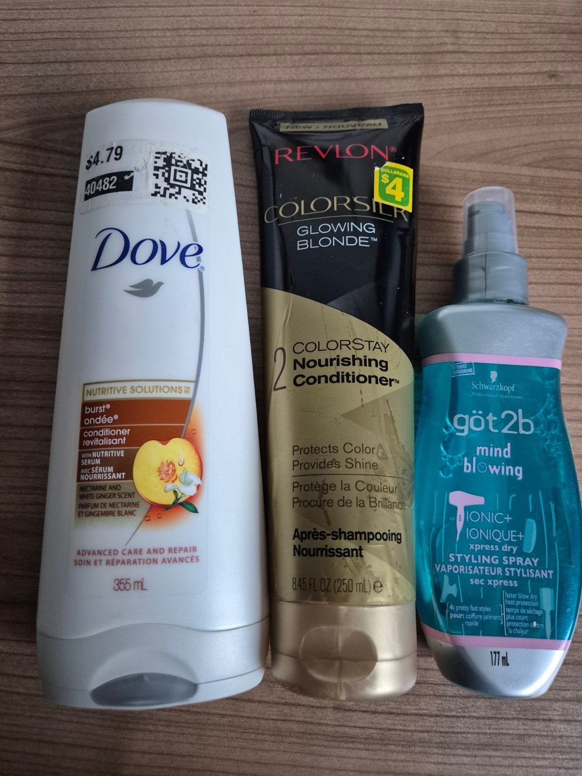 Haarverzorgingspakket: Dove, Revlon, Got2b, Ophalen of Verzenden, Nieuw, Shampoo of Conditioner