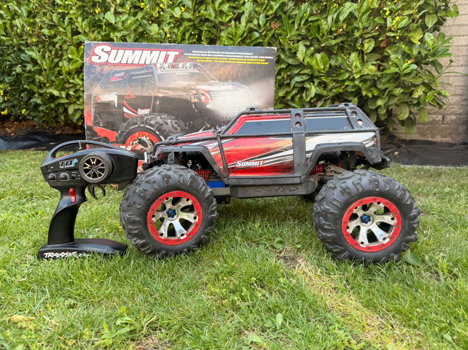 Grote Traxxas Summit 1:8 4x4 Crawler offroad E-revo, Gebruikt, Auto offroad, Schaal 1:8, Ophalen