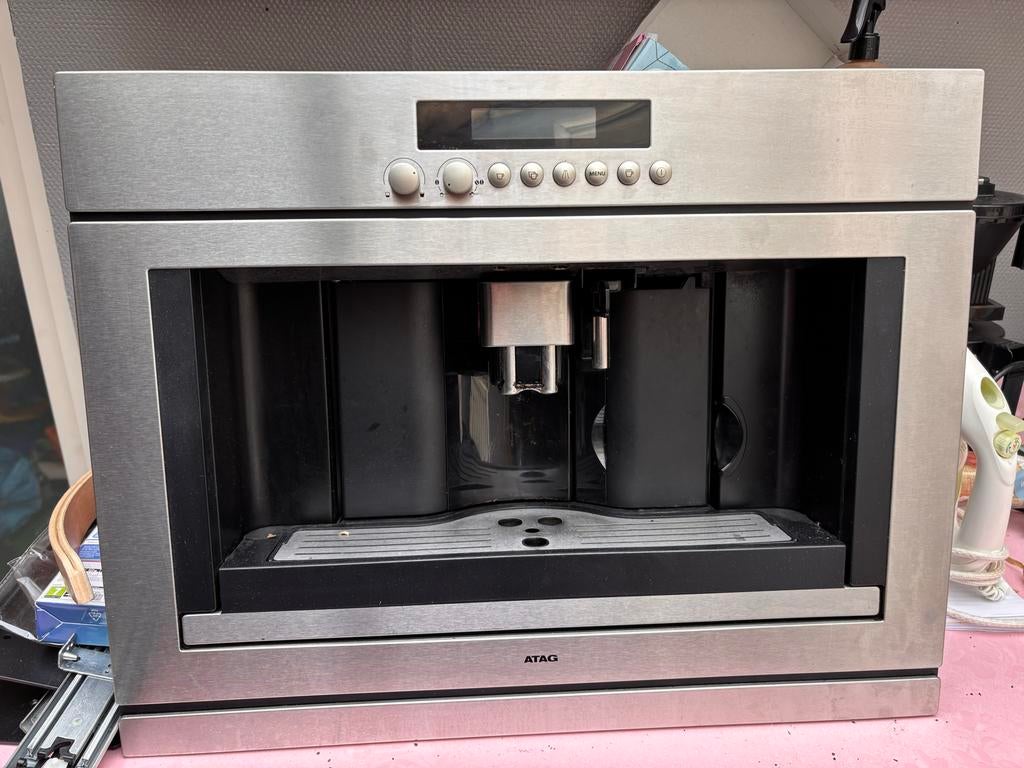 Atag inbouw koffiemachine - defect, voor onderdelen/reparati, Ophalen, Niet werkend, Koffiemachine, Koffiebonen