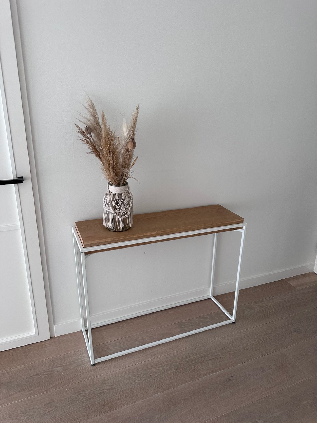 Toffe industriele sidetabel / wandtafel, 50 tot 100 cm, Ophalen of Verzenden, Zo goed als nieuw, Metaal