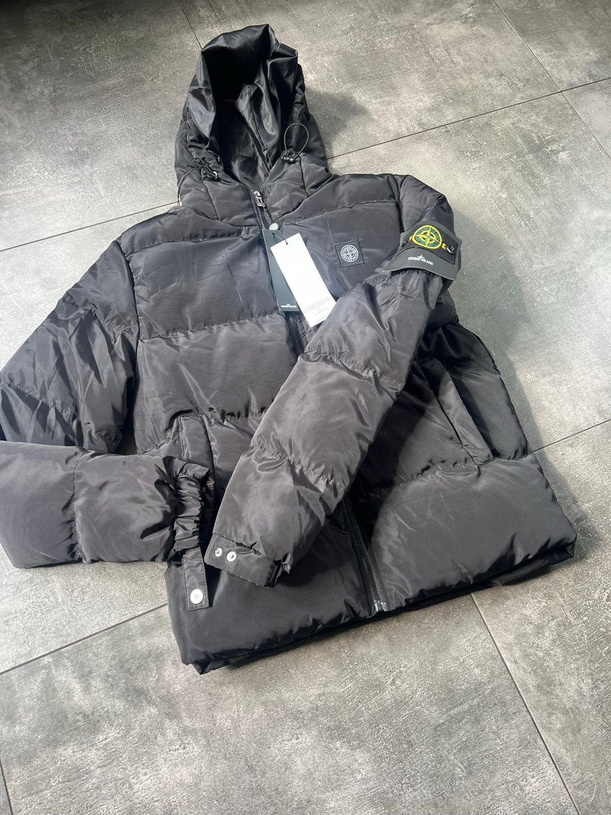 Stone Island Puffer Jacket Zwart - Nieuw met labels, Ophalen of Verzenden, Nieuw, Maat 48/50 (M), Zwart