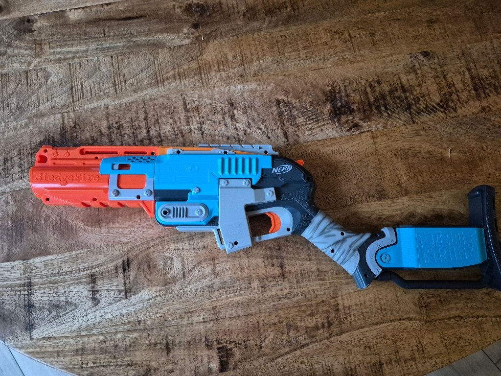 Nerf Zombie Strike Sledgefire, Verzenden, Zo goed als nieuw
