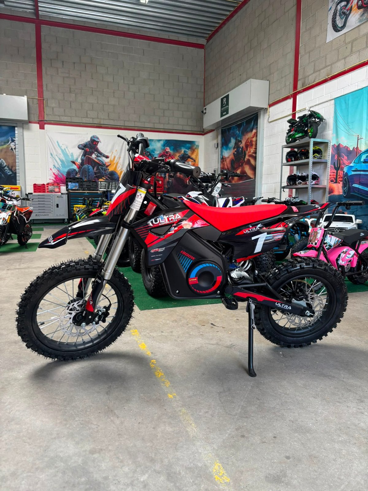 Nieuw Snelle Crosser Rood Elektrisch 65km/h 1800W 48V, Kinderen en Baby's, Ophalen of Verzenden, Nieuw