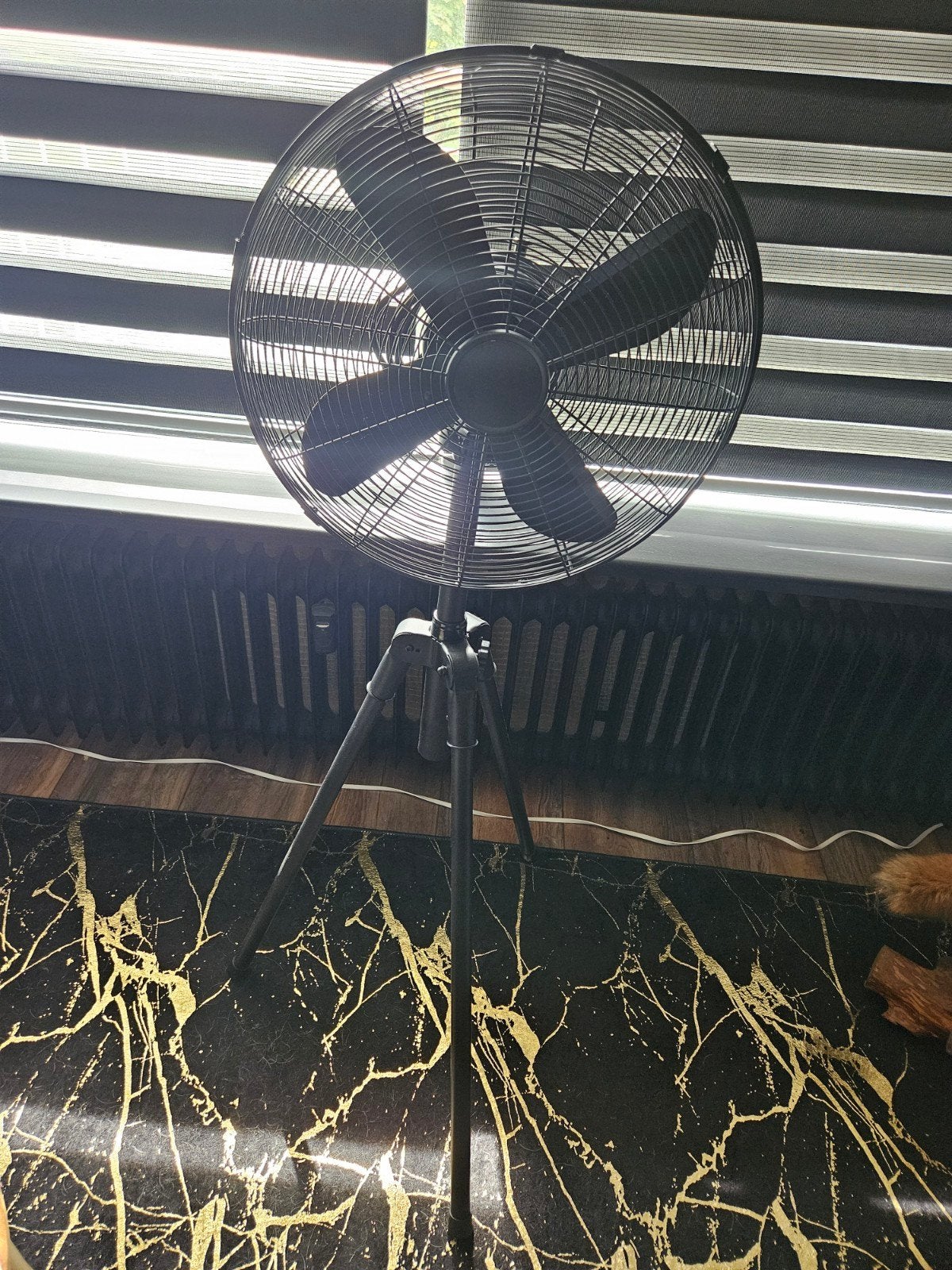 Grote statiefventilator - Zwart, Ophalen, Zo goed als nieuw, Statiefventilator