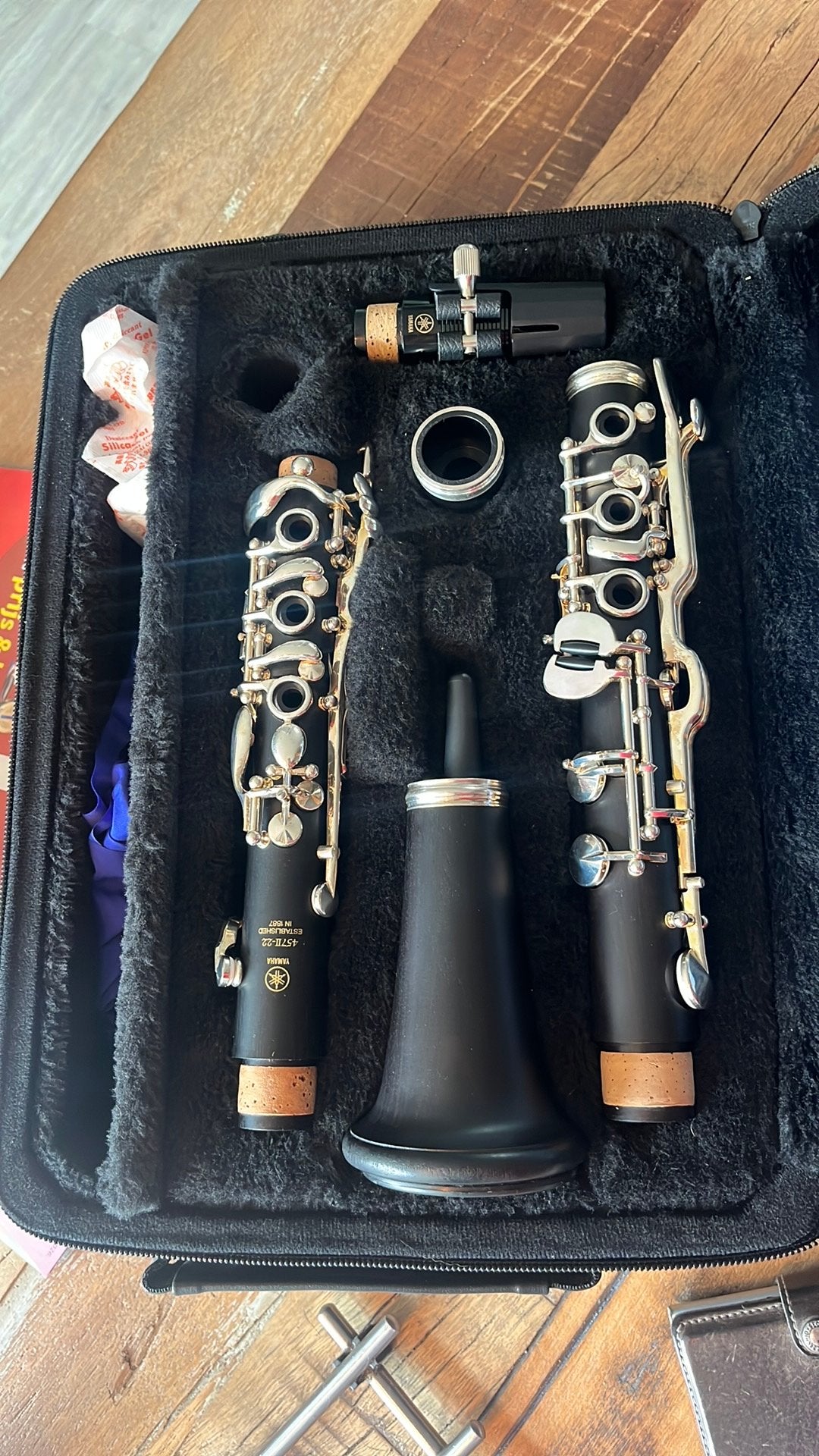 Yamaha YCL-457II-22 Bb-Klarinet Grenadillhout, Muziek en Instrumenten, Nieuw, Met koffer, Hout, Ophalen