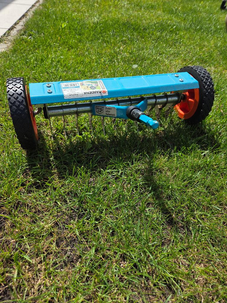 Verticuteerhark gardena, Tuin en Terras, Hand-tuingereedschap, Ophalen, Zo goed als nieuw, Gardena