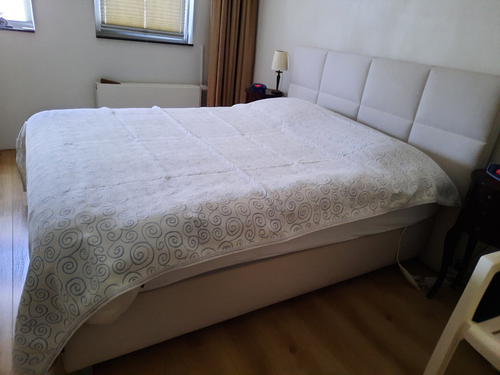 Grijs/Blauw Sierdeken voor 2-persoonsbed (200x270cm), Kinderen en Baby's, Ophalen, Gebruikt, Overige doeleinden, Grijs