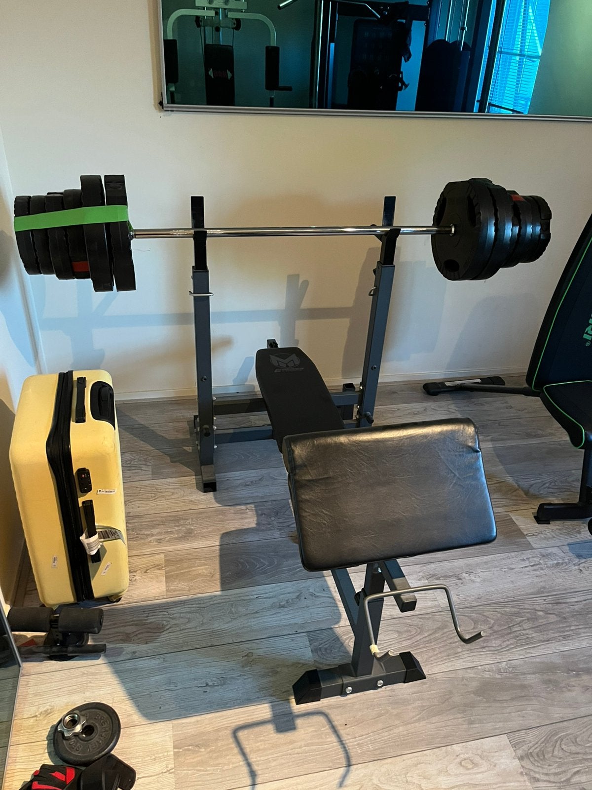 Fitness station . Gorilla sporta .  Bankdrukken, Sport en Fitness, Fitnessmaterialen, Ophalen, Zo goed als nieuw, Fitnessbank