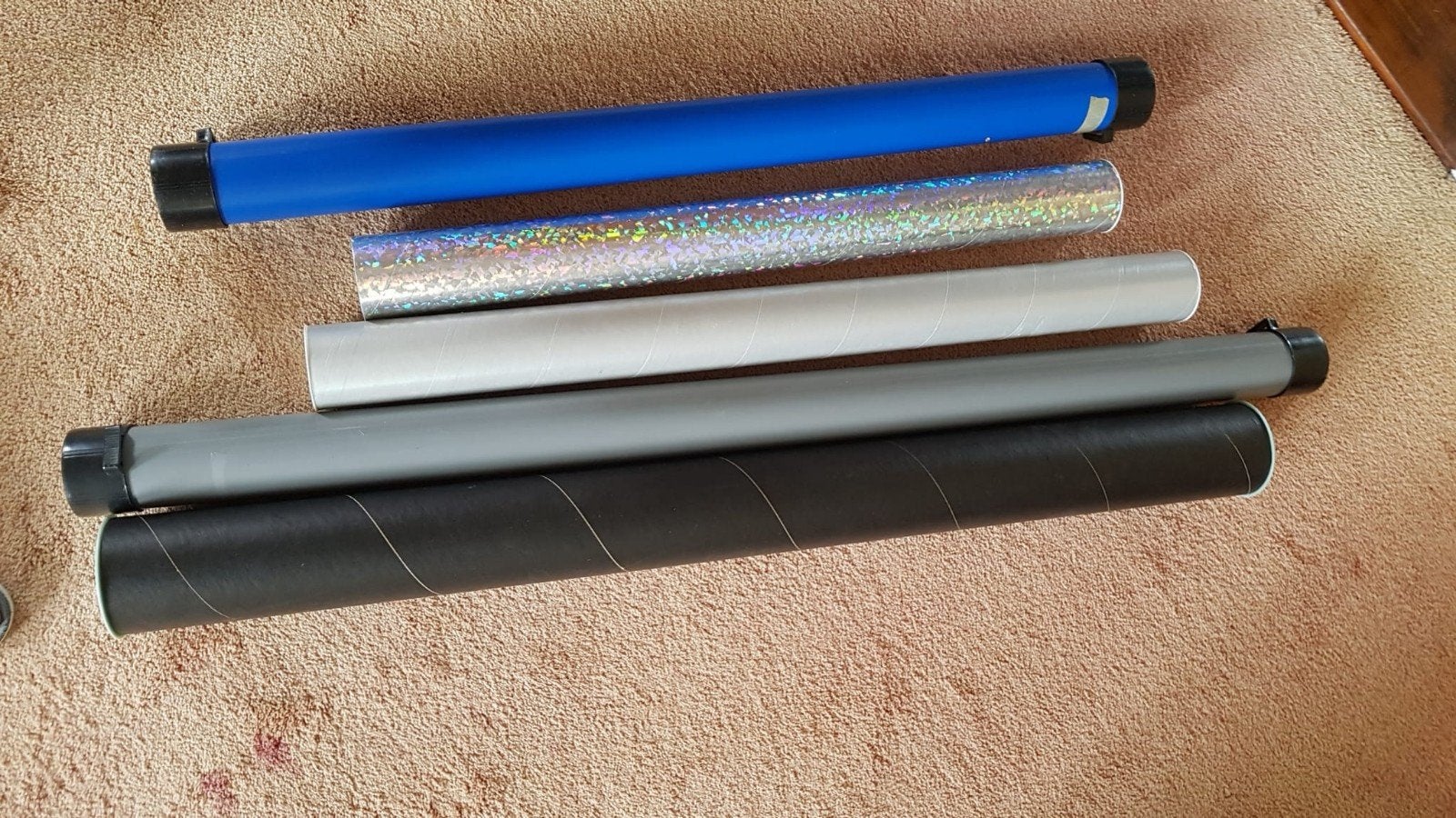 Diversen kokers voor papieren in mee te nemen., Ophalen, Minder dan 50 cm, Schilderij