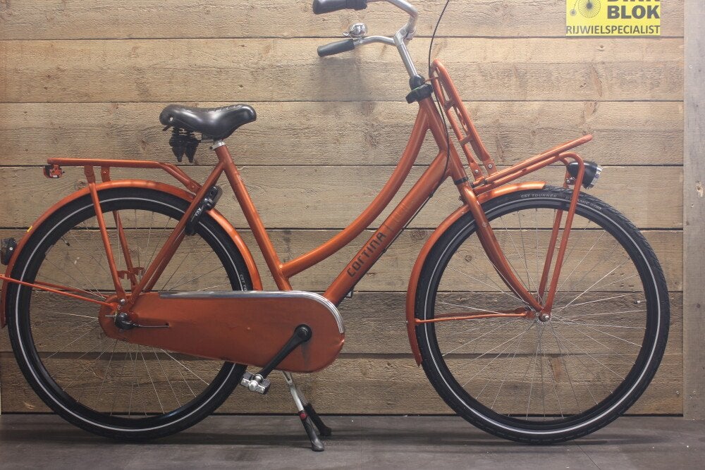 Cortina U4 transportfiets R3 D57 oranje met 3 mnd garantie, Niet ingevuld, Gebruikt, Niet ingevuld, Niet ingevuld
