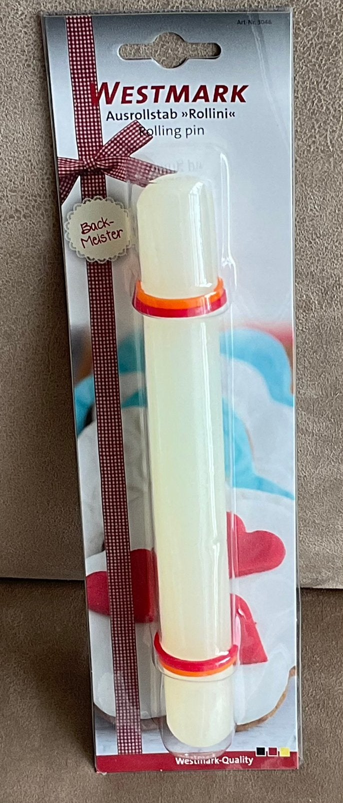 Westmark fondantroller/rolling pin 22 cm, Ophalen of Verzenden, Nieuw