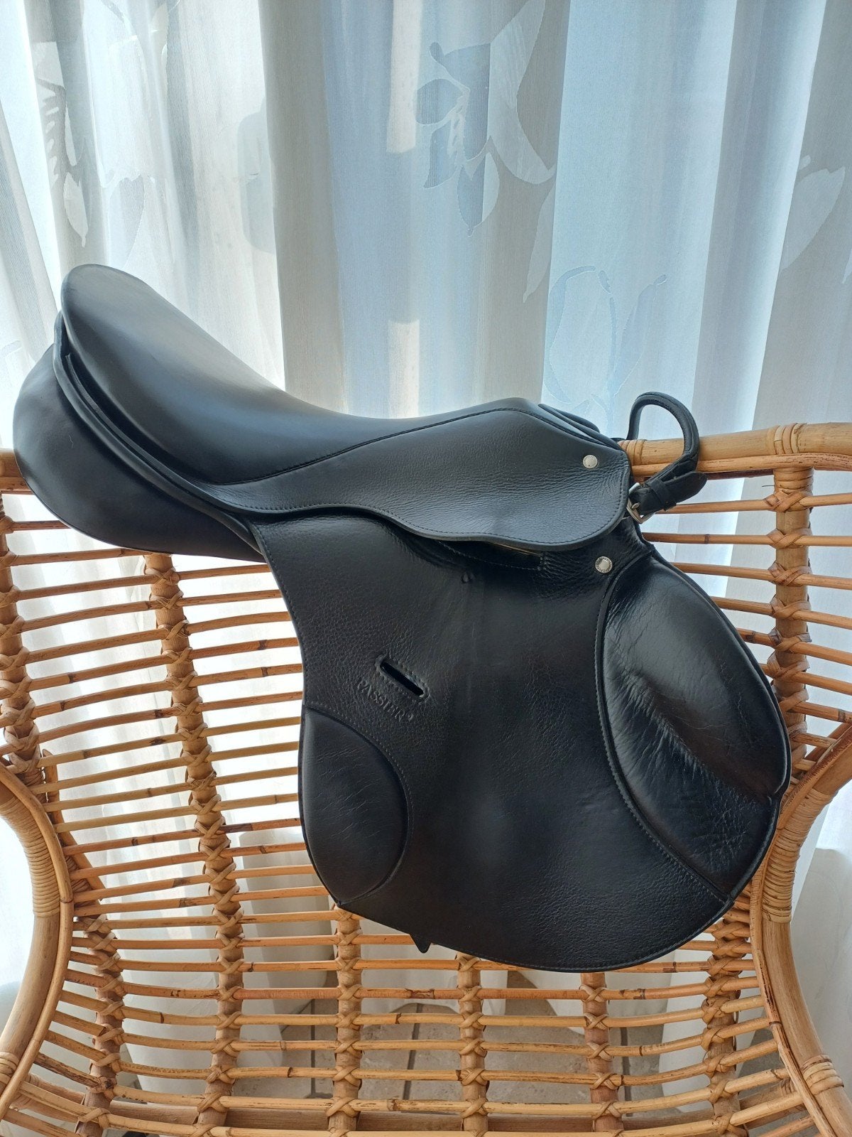 Passier Eventing Cross Springzadel (17") Zeer nette staat, Vlakke zit, M (17 inch), Ophalen of Verzenden, Zo goed als nieuw