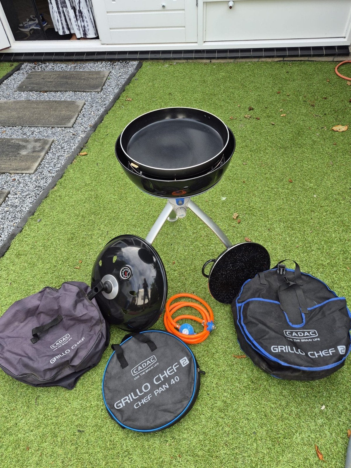 Cadac Grillo Chef 40 BBQ/Chef Pan Combo 30mbar, Ophalen, Gebruikt