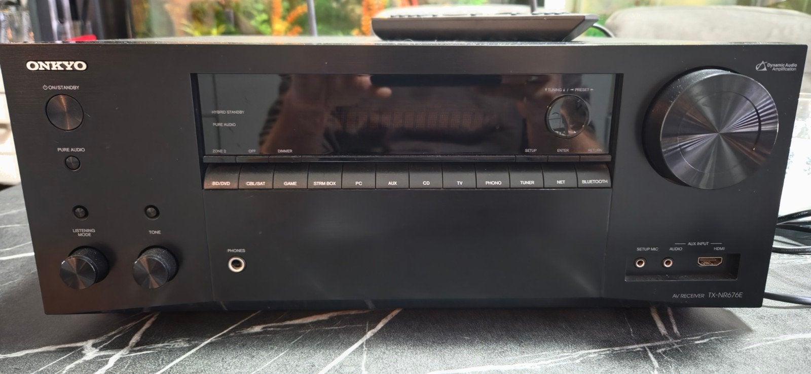 Onkyo TX-NR676E AV Receiver - Krachtige 7.2-kanaals, Ophalen, Zo goed als nieuw, 120 watt of meer, Onkyo