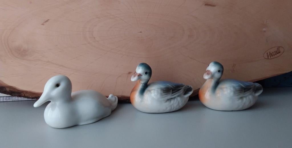 Eenden beeldjes, Verzamelen, Beelden en Beeldjes, Ophalen of Verzenden, Zo goed als nieuw, Dier
