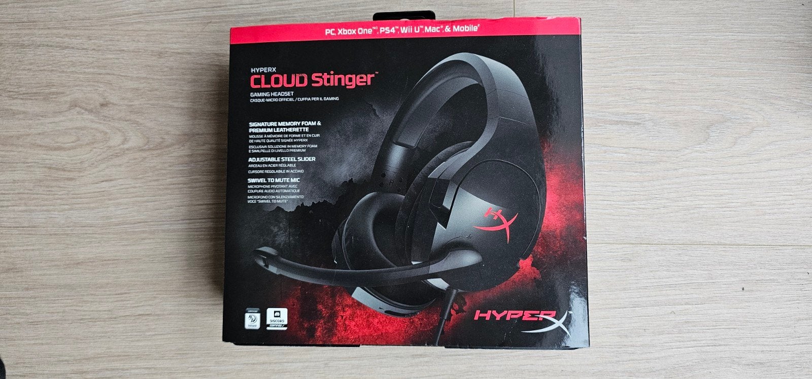 HyperX Cloud Stinger Gaming Headset - Nieuw in doos, Computers en Software, HyperX, Nieuw, Ophalen of Verzenden, Gaming headset