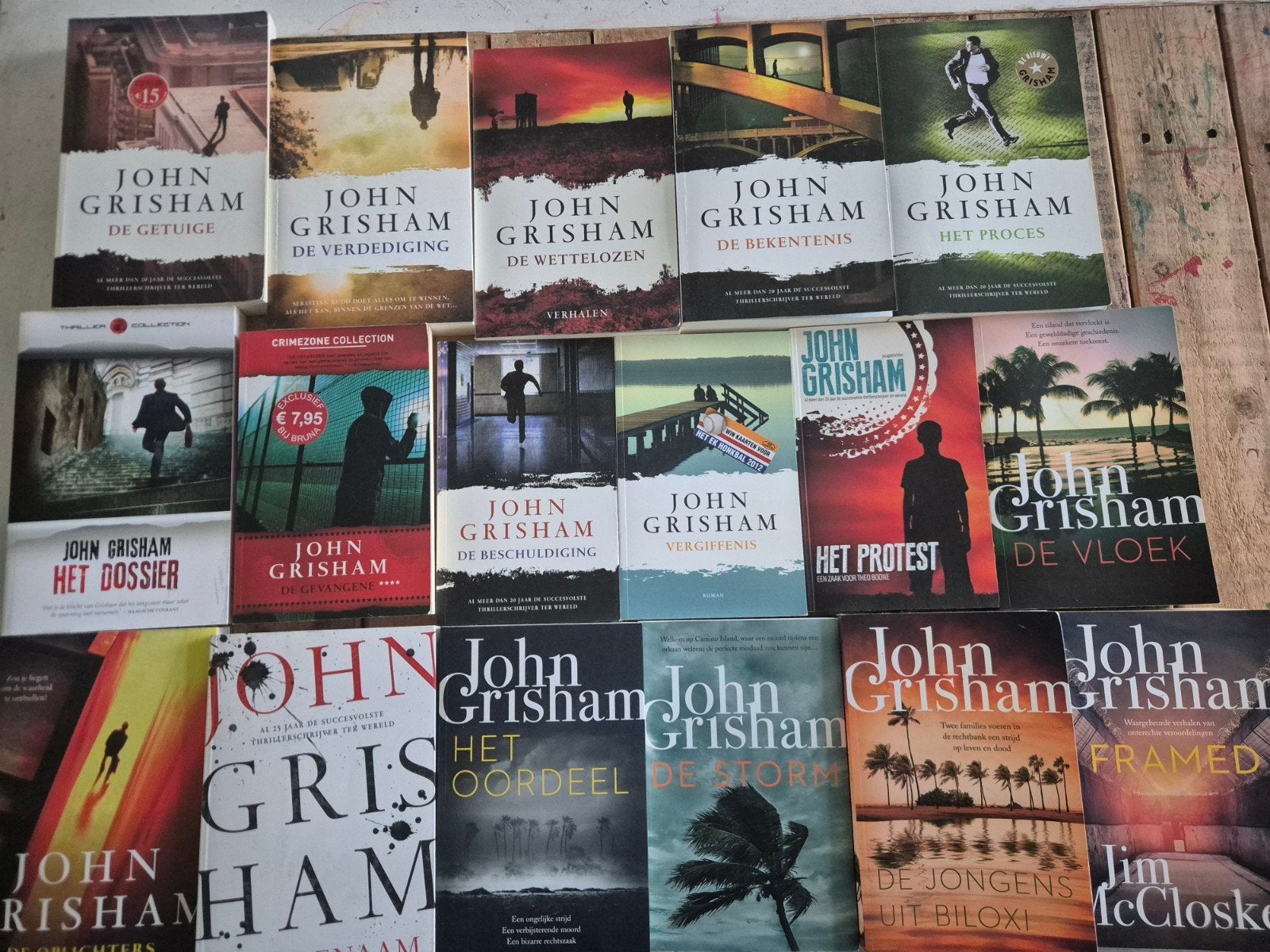 17x John Grisham Boeken - Thrillers Collectie, Boeken, Ophalen of Verzenden