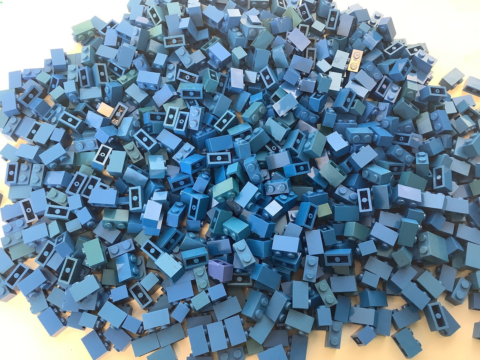 Steen 1x2 blauw, Ophalen of Verzenden, Gebruikt, Losse stenen, Lego