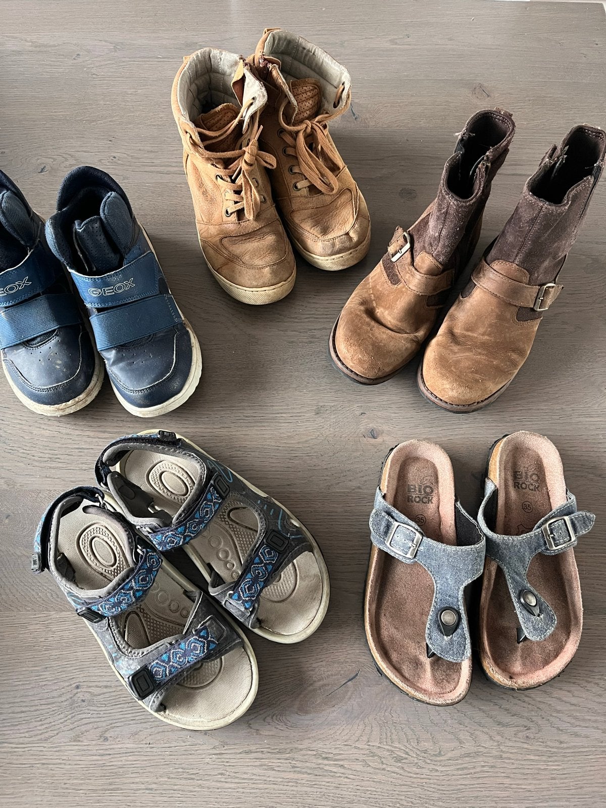 Diverse kinderschoenen - Laarzen, sandalen (maat 35), Ophalen of Verzenden, Gebruikt, Jongen of Meisje, Overige typen
