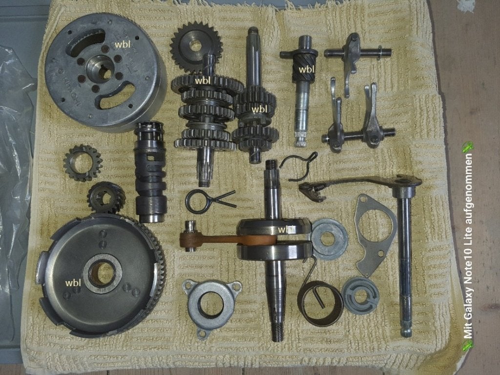 Yamaha FS1 5-versnellingsbak, Verzenden, Blok, Yamaha