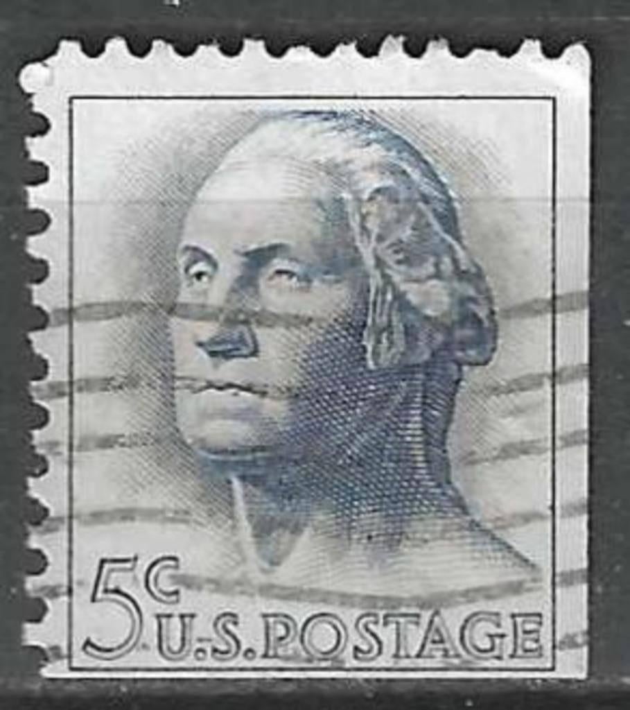 USA 1962/1963 - Yvert 741RO - George Washington (ST), Verzenden, Gestempeld, Noord-Amerika