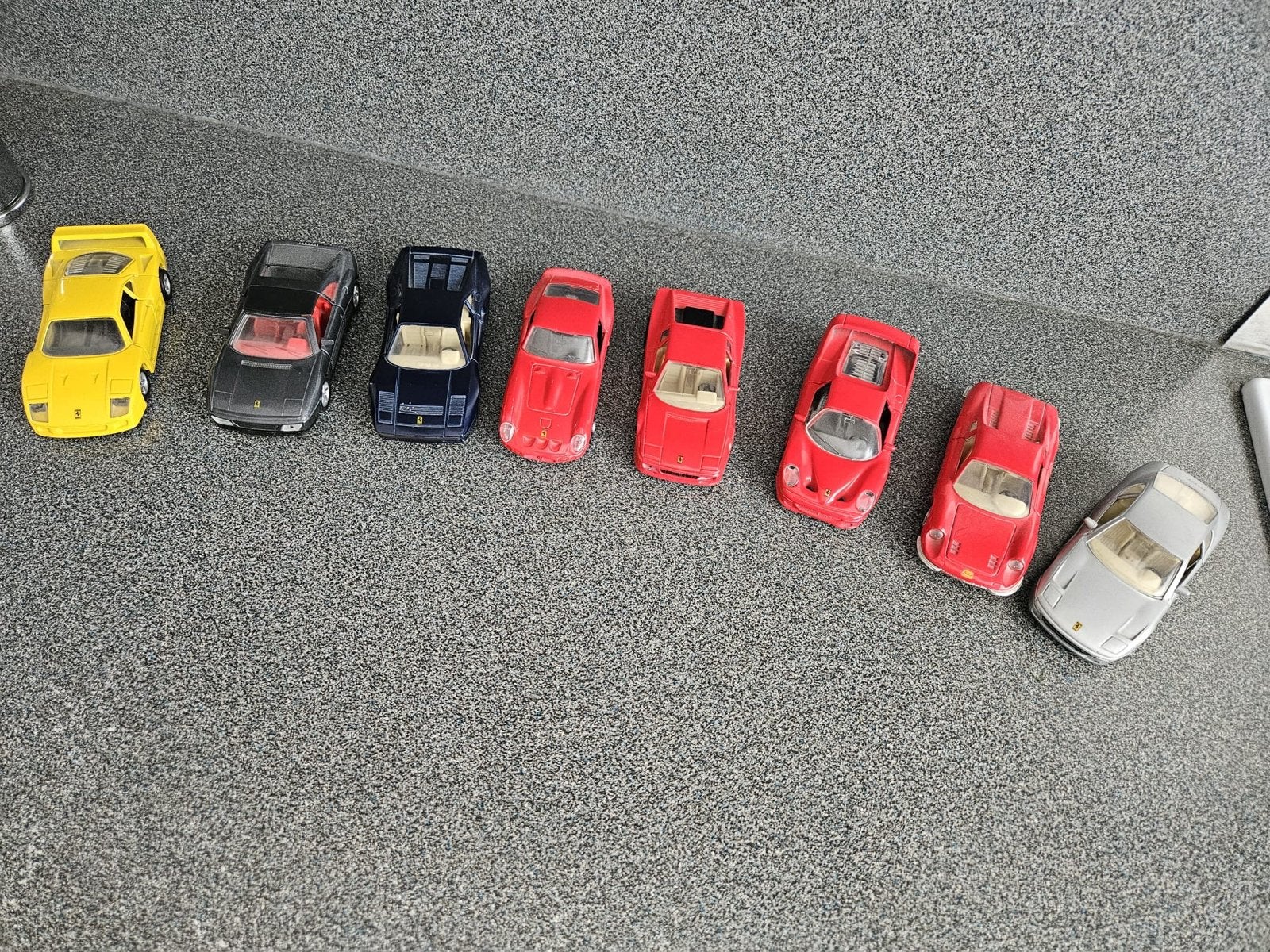 8x Ferrari Shell Collection Miniatuur Auto's, Ophalen, Gebruikt, Auto, Overige merken
