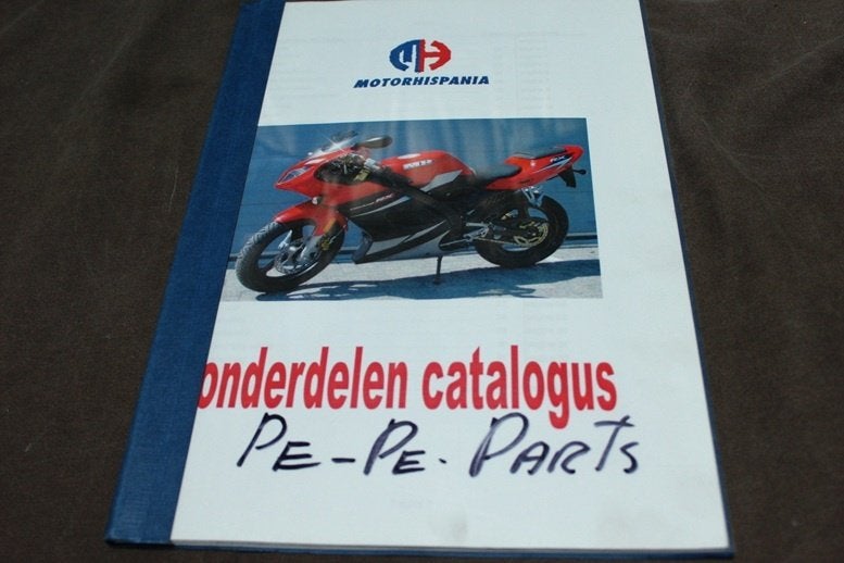 Motorhispania RX Racing bromfiets onderdelen catalogus, Ophalen of Verzenden, Gebruikt
