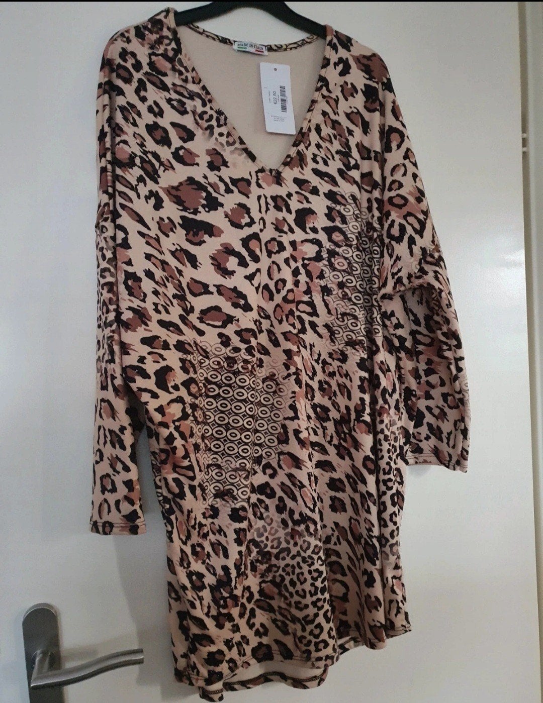 Nieuwe tuniek/jurkje, Made in Italy, Overige kleuren, Jurk, Nieuw