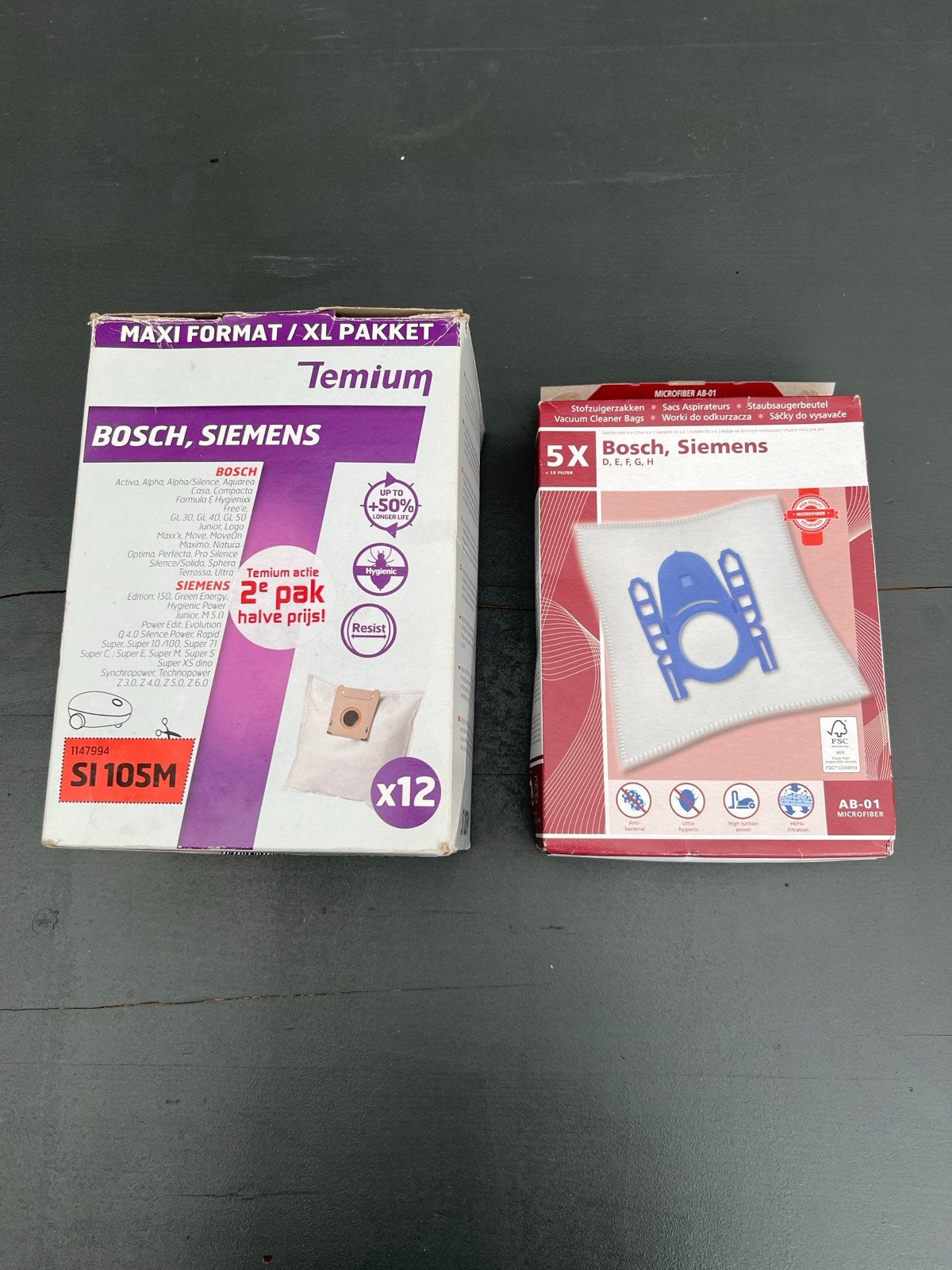 Stofzuigerzakken Bosch Siemens Temium & Microfiber, Witgoed en Apparatuur, Ophalen of Verzenden, Nieuw, Stofzak, Bosch