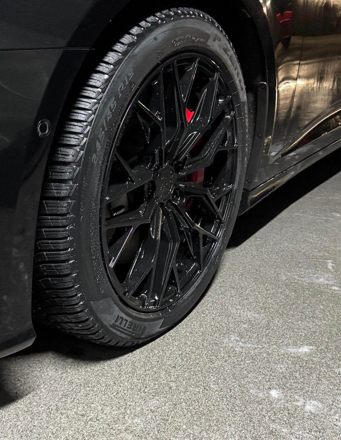 Concaver CVR1 + Pirelli P Zero Winter 2 XL– Complete Set 19”, 245 mm, Banden en Velgen, Nieuw, Winterbanden