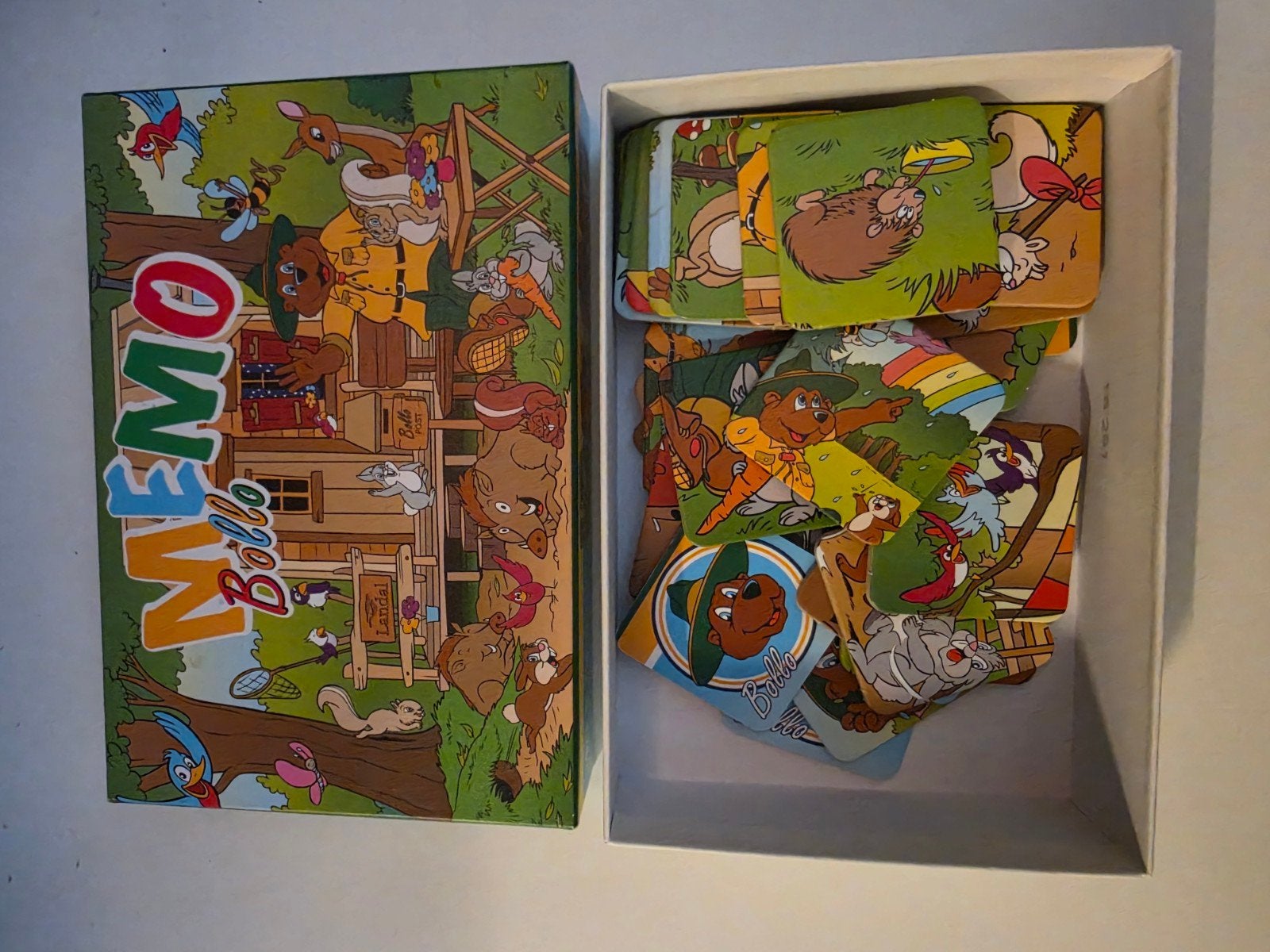Bollo Memo Spel - Leuk geheugenspel voor kinderen, Gebruikt, Ophalen of Verzenden, Een of twee spelers, Reisspel