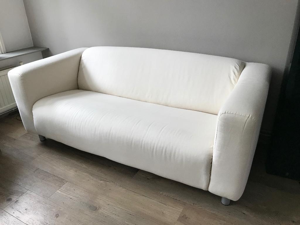 Klippan tweezit bank, Ophalen, 150 tot 200 cm, Tweepersoons, Zo goed als nieuw