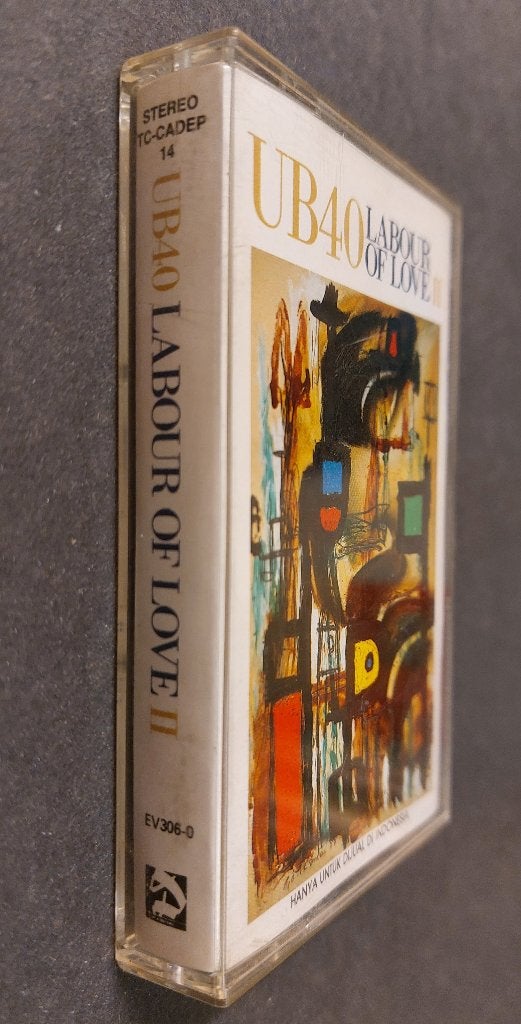 UB40 CASSETTE Indonesie Labour Of Love UB 40 Zeldzaam !, Gebruikt, Verzenden, UB40, 1 bandje