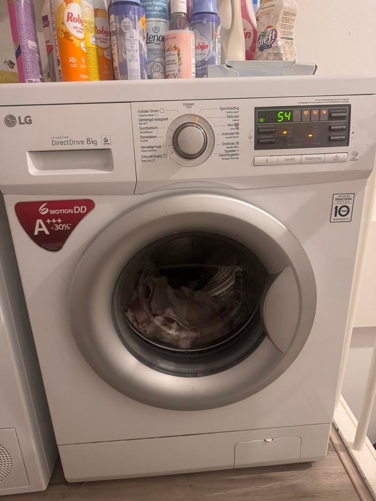 Praxhtige LG wasmaschine, Witgoed en Apparatuur, Wasmachines, 1200 tot 1600 toeren, 8 tot 10 kg, Ophalen of Verzenden, Zo goed als nieuw