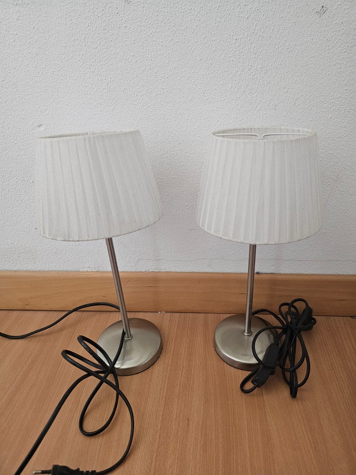 2 lampjes met organza, Ophalen of Verzenden, Gebruikt