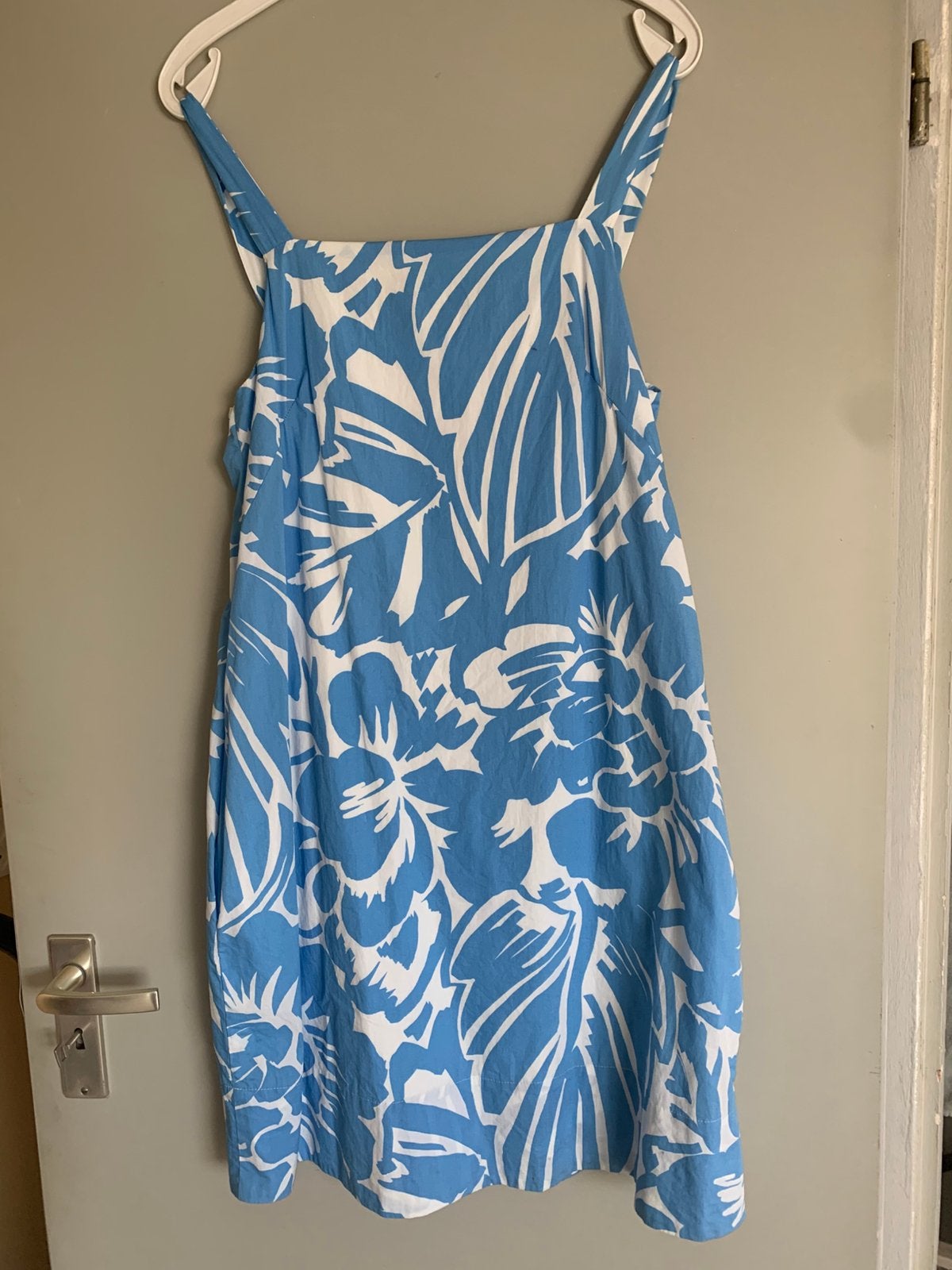 Zomerjurkje wit blauw maat 40 Senso, Maat 38/40 (M), Blauw, Ophalen of Verzenden, Zo goed als nieuw