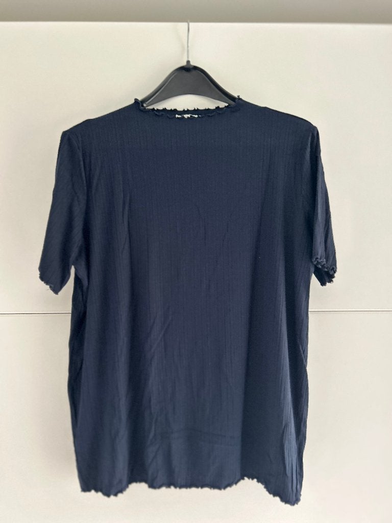 Tom Tailor donkerblauwe T-shirt, Blauw, Zo goed als nieuw, Shirt of Top, Tom Tailor