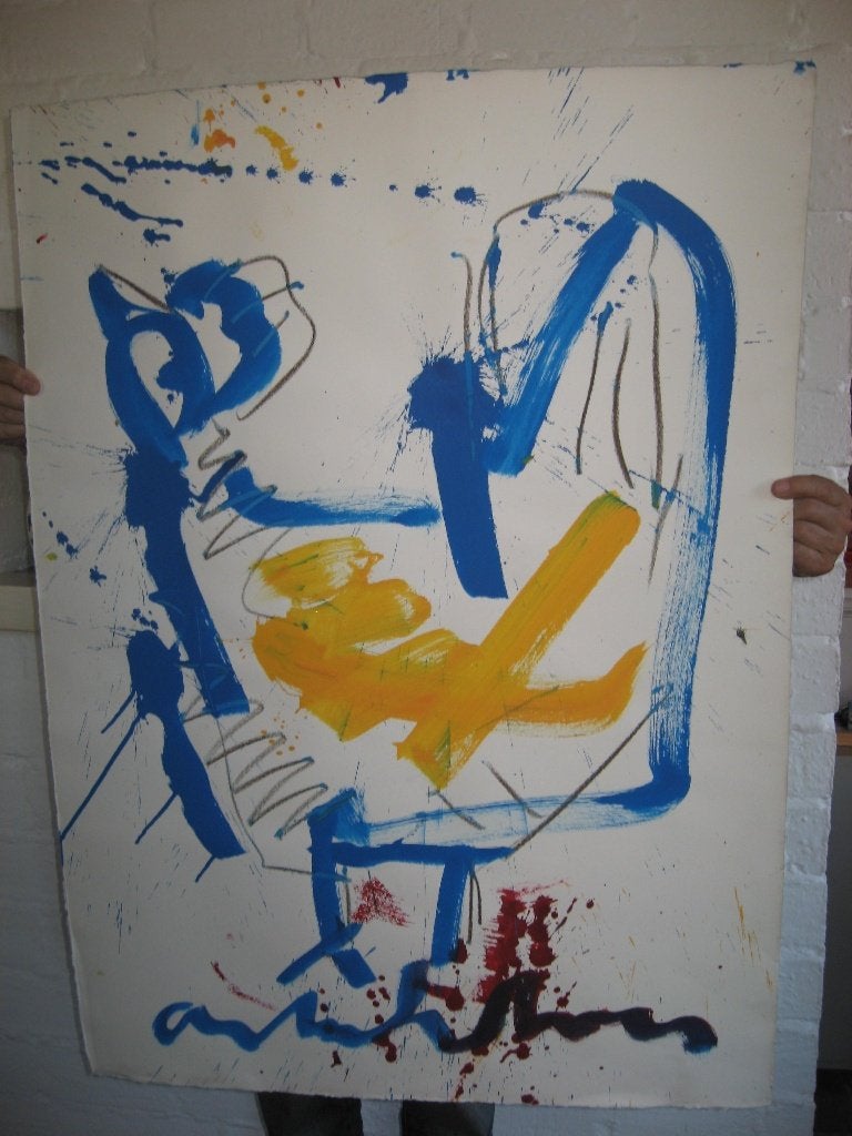 Heyboer schilderij de kip, Ophalen of Verzenden