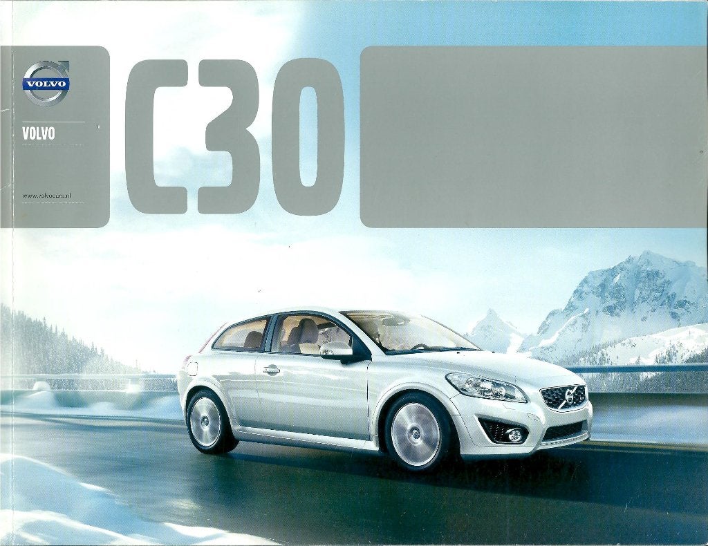 Brochure Volvo C30 2011, Ophalen of Verzenden, Gelezen, Volvo