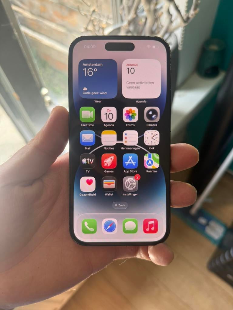 Iphone 14 pro, Zwart, Ophalen of Verzenden, Zo goed als nieuw, Zonder simlock