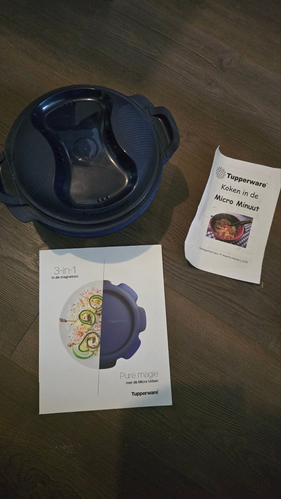 Tupperware Micro Urban met receptenboekjes, Ophalen, Nieuw, Blauw, Overige typen