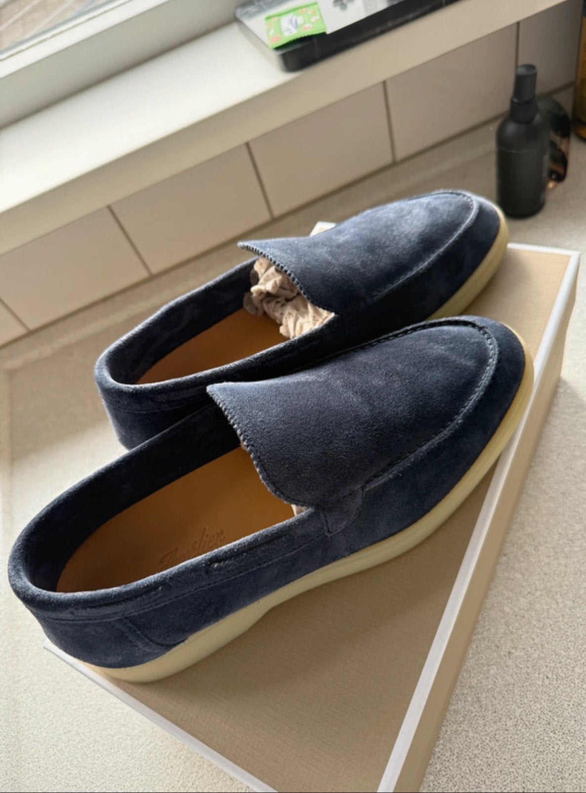 Aurelièn yacht loafer maat 39, Loafers, Blauw, Ophalen of Verzenden, Zo goed als nieuw