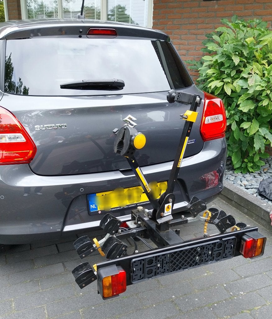 Spinder Hawk fietsendrager, Auto diversen, Ophalen, 2 fietsen, Gebruikt, Trekhaakdrager