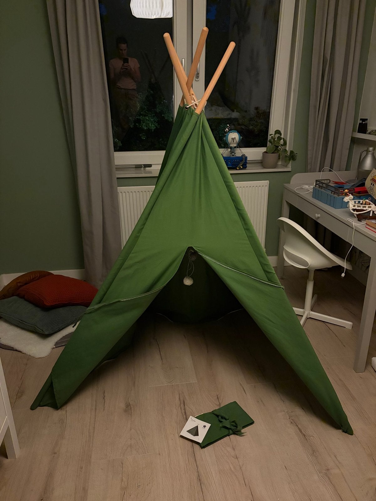 Kids Concept Tipi Tent - Groen (160 cm), Kinderen en Baby's, Ophalen, Zo goed als nieuw