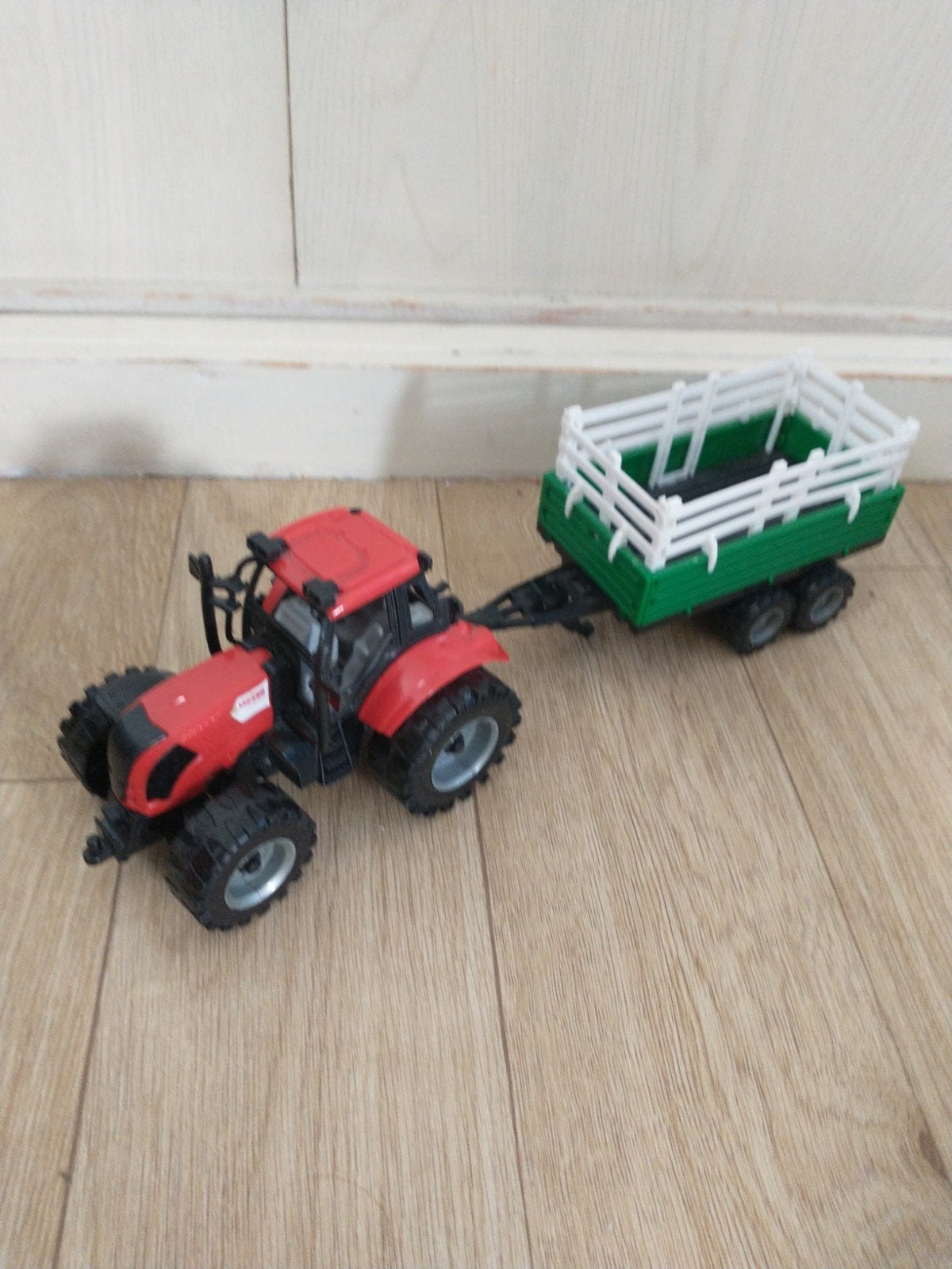 Tractor met aanhanger, Kinderen en Baby's, Speelgoed | Speelgoedvoertuigen, Ophalen of Verzenden, Gebruikt