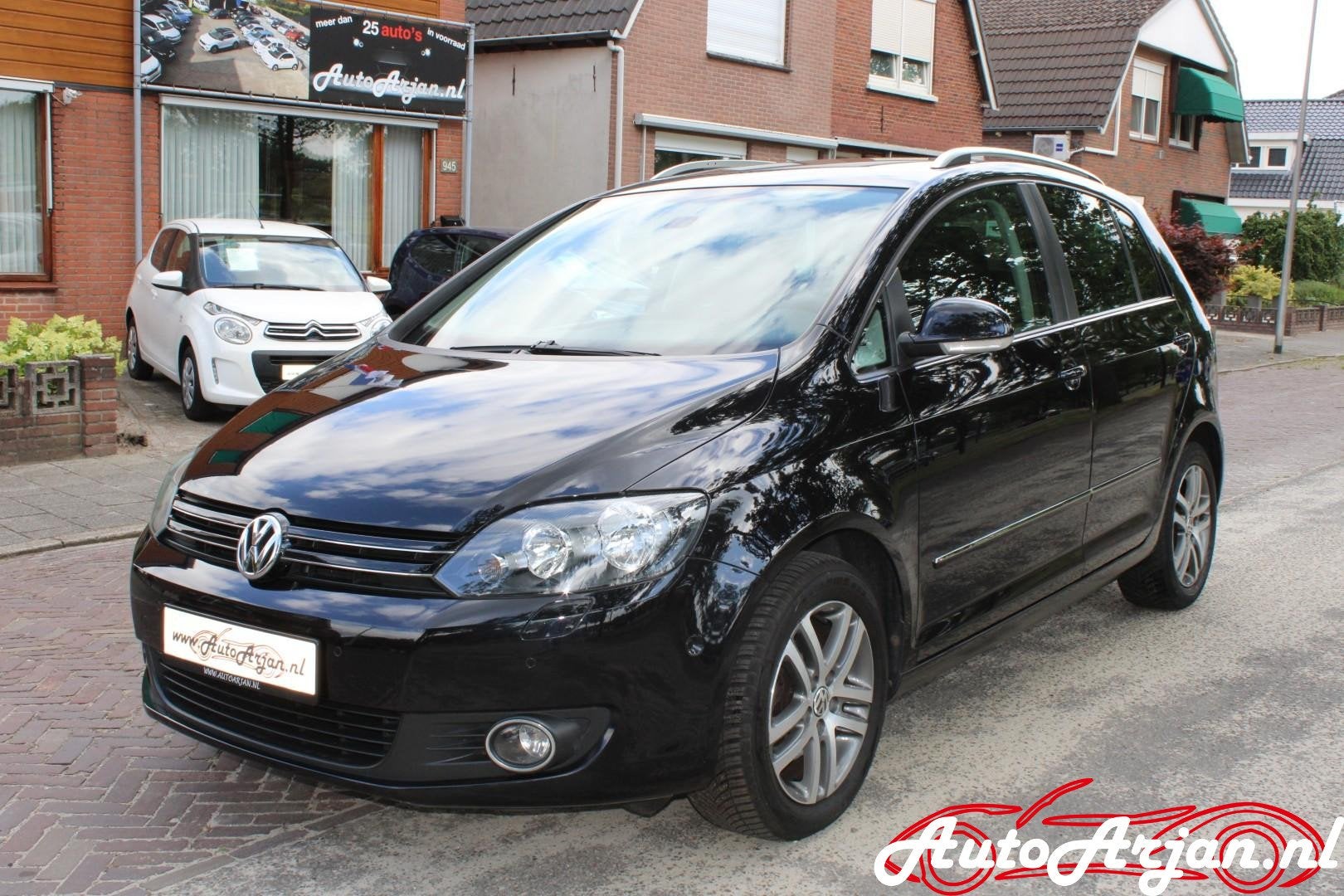 Volkswagen Golf Plus 1.4 TSI Highline Automaat, Auto's, Euro 5, Gebruikt, Zwart, Alcantara