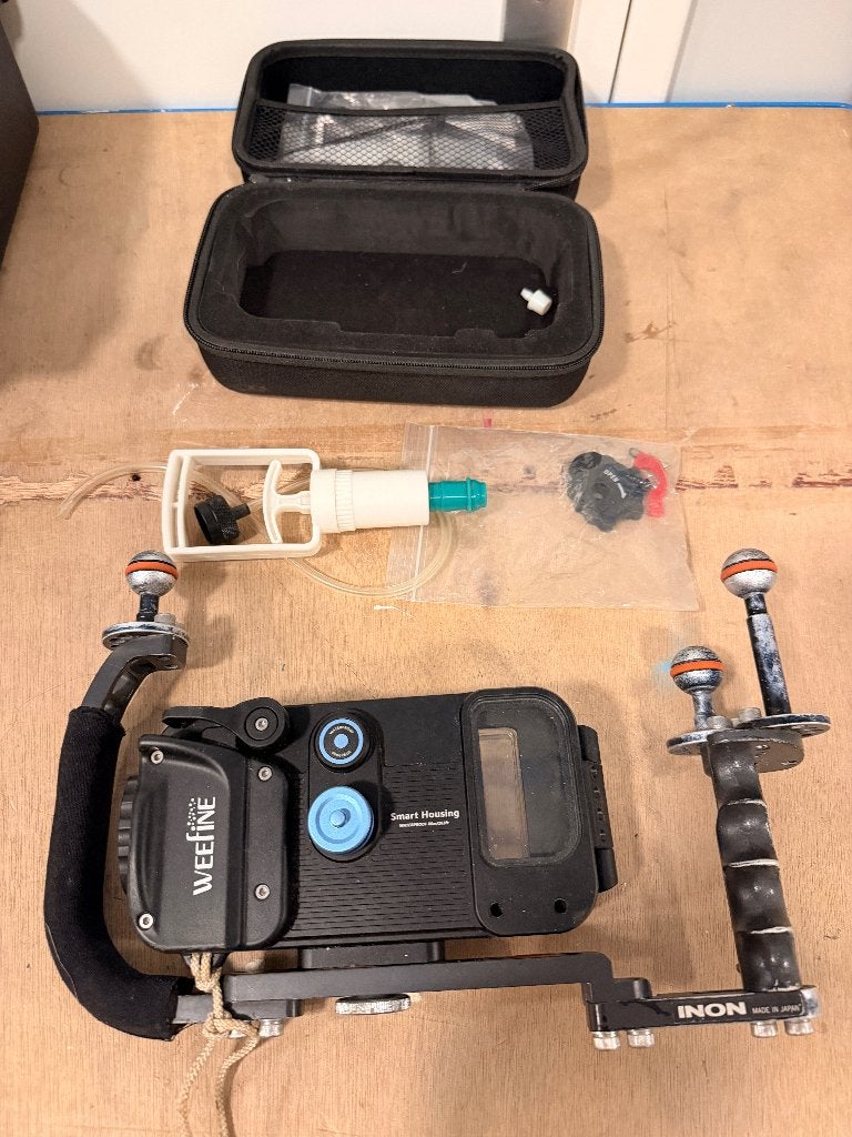 Weefine Smart Housing inclusief tray, Ophalen of Verzenden, Gebruikt, Onderwaterhuis of Camera
