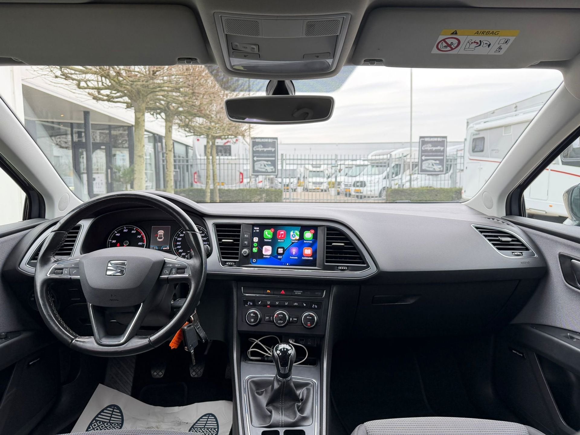 SEAT Leon 1.0 EcoTSI Style APPLE CARPLAY l XENON l NAVIGATIE, Auto's, Stof, Leon, Startonderbreker, Origineel Nederlands