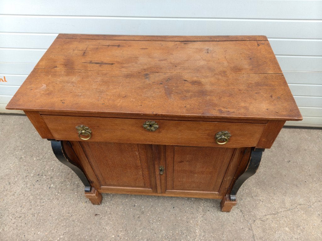 antieke penant kast, Ophalen