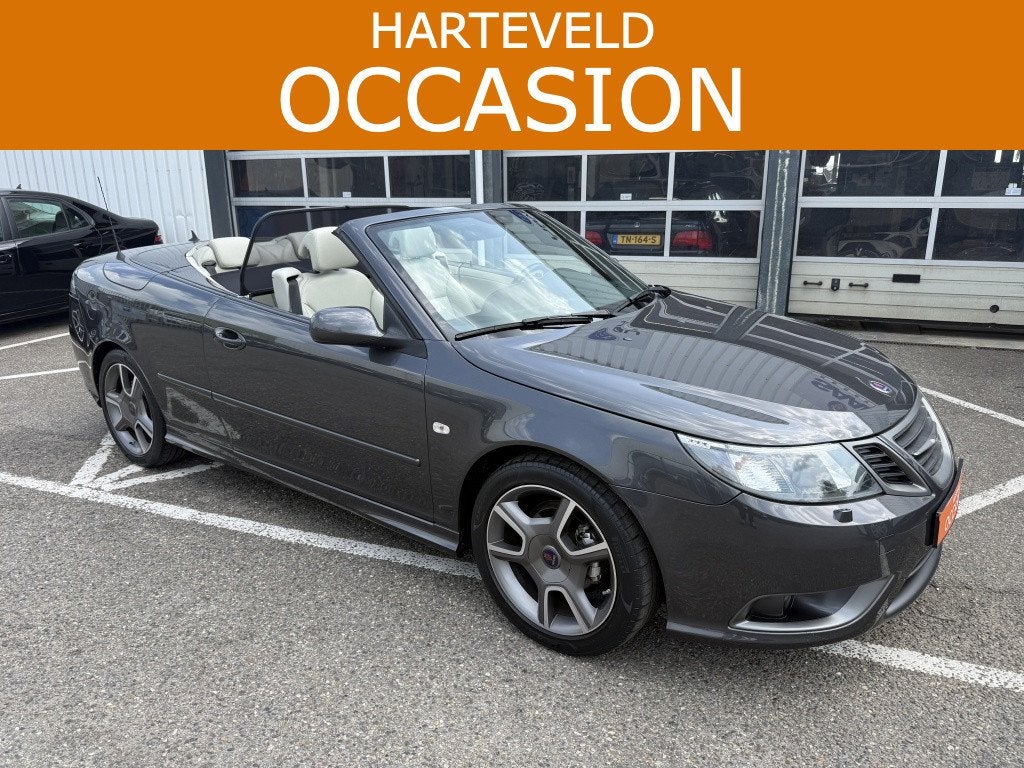 Saab 9-3 Cabrio 1.8t Vector TX Limited Edition (bj 2010), Auto's, Gebruikt, Beige, 4 cilinders, 4 stoelen